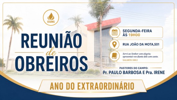 REUNIÃO DE OBREIROS